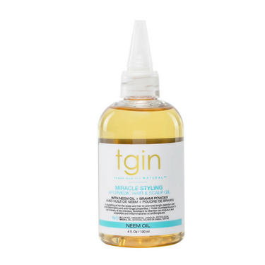 TGIN Miracle Styling Ayurvedic Hair & Scalp Oil – 4 fl. oz - ANNS BEAUTY SUPPLY